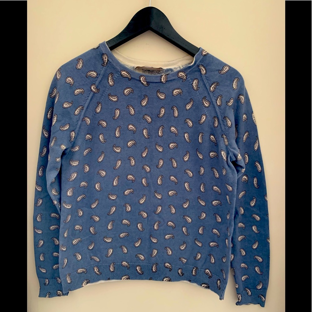 Loft paisley sweater